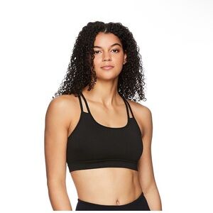 Gaiam strappy sports bra